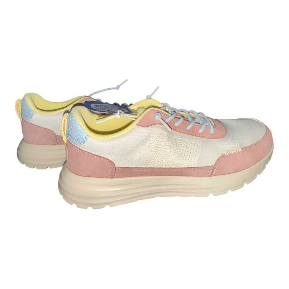 Hey Dude Sirocco Alta Colorblock Women's Shoes Sand NWT W 11 Fits W10 Runs Small